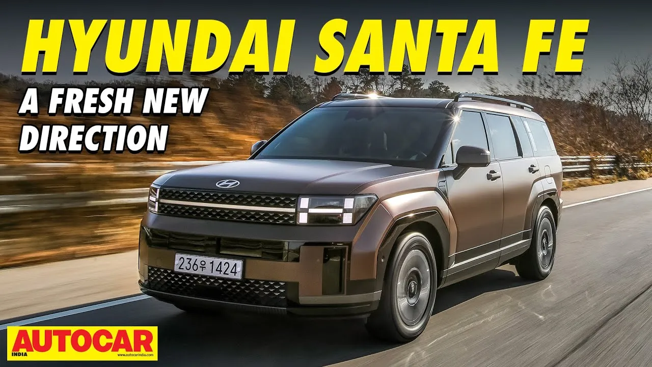 New Hyundai Santa Fe Review - Will you buy it over a Toyota Fortuner? | First Drive | Autocar India