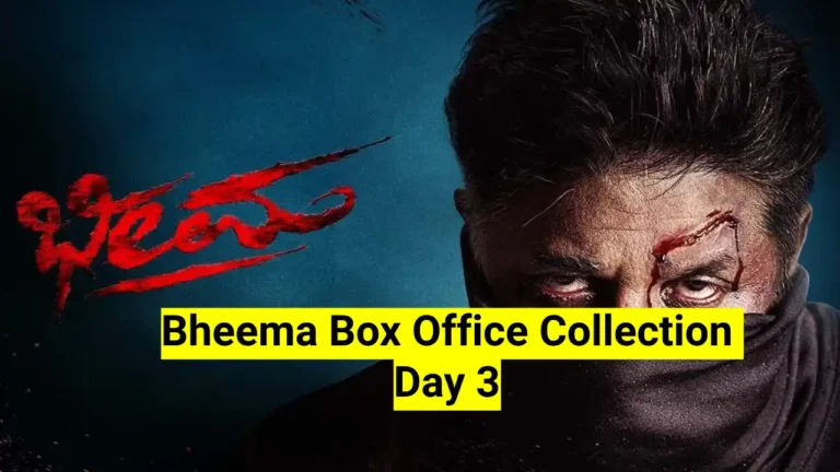 Bheema Box Office Collection Day 3 Sacnilk