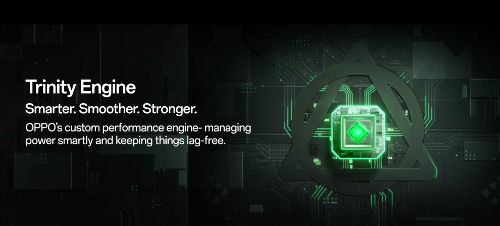 OPPO K13x: ₹15,000 से कम में, AI फीचर्स, 360° आर्मर बॉडी और 6,000mAh बैटरी वाला तगड़ा स्मार्टफोन 7 Trinity Engine