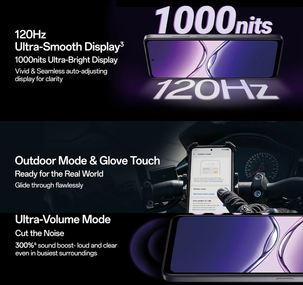 OPPO K13x: ₹15,000 से कम में, AI फीचर्स, 360° आर्मर बॉडी और 6,000mAh बैटरी वाला तगड़ा स्मार्टफोन 6 Ultra Smooth Display