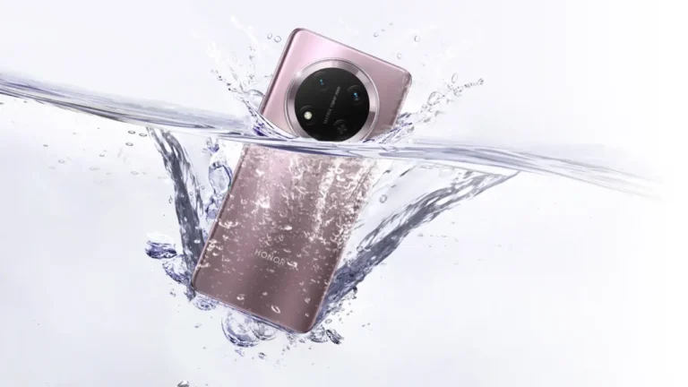 Honor X9c 5G Launched in India with 6,600mAh Battery and 108MP Camera: Ultra-Durable Waterproof Smartphone at ₹21,999 2 Honor X9C 5G smartphone in pink being splashed with water, demonstrating water resistance.