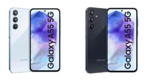 Big Deal Alert! Samsung's Premium 5G Phone Gets ₹19,000 OFF: 12GB RAM, 256GB Storage, 5000mAh Battery, and 50MP Camera | Amazon Prime Day 11 Samsung Galaxy A55 5G in Blue and Black color variants