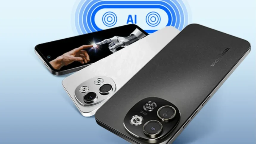 TECNO POVA 6 NEO 5G smartphone with 108MP AI triple rear camera design
