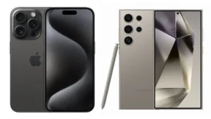 Amazon Prime Day 2025: Top 5 Smartphone Deals You Can’t Miss – iPhone 15, Galaxy S24 Ultra to Redmi 13 5G from ₹11,748 1 Apple iPhone 15 Pro and Samsung Galaxy S24 Ultra front and back view