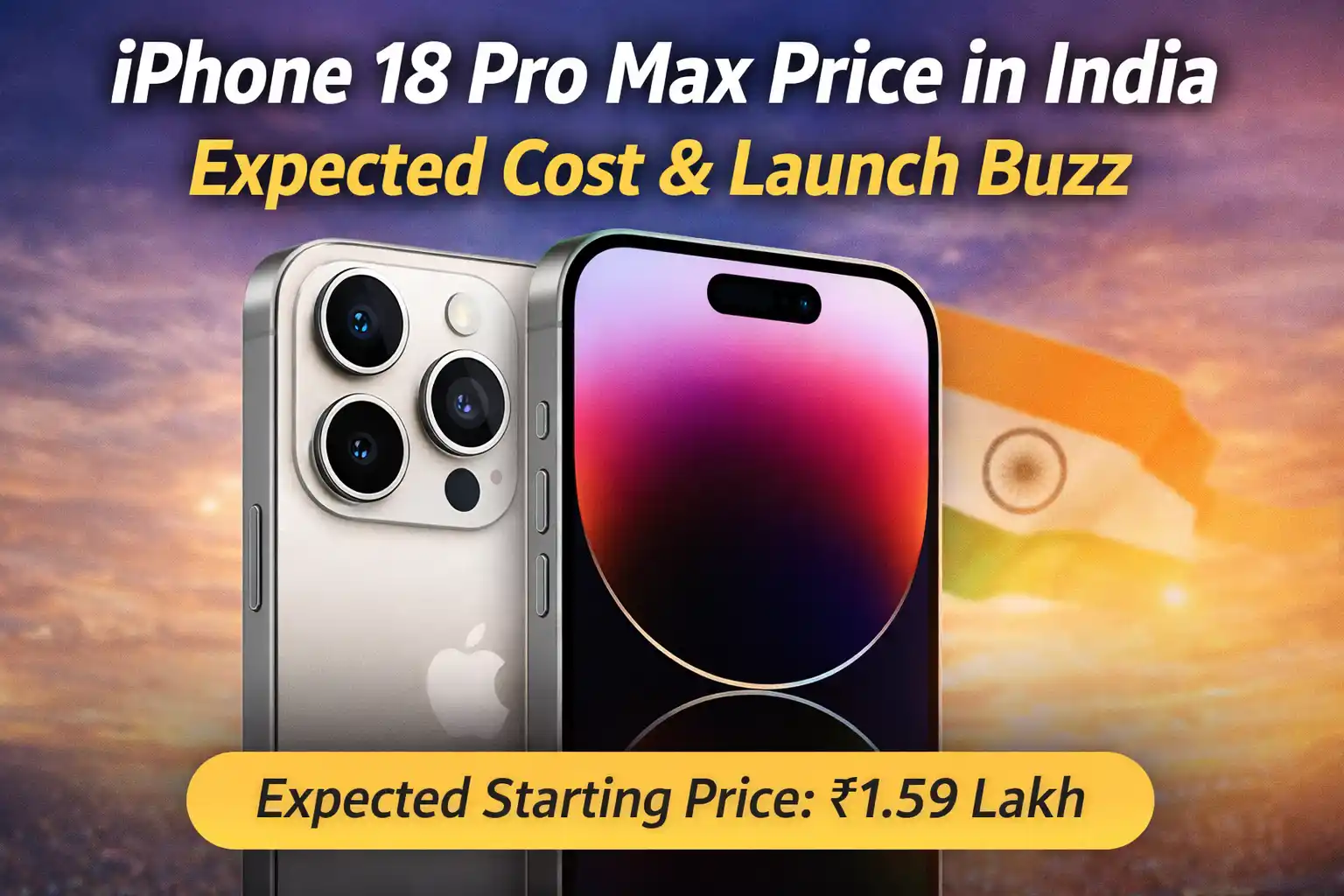 Apple iPhone 18 Pro Max Price in India