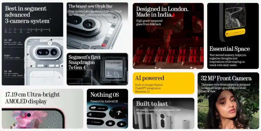 Nothing Phone 4a Series