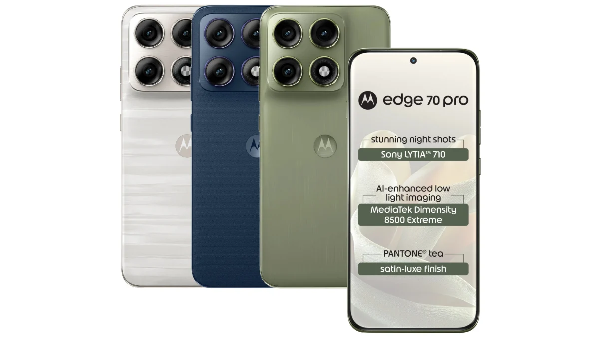Motorola Edge 70 Pro Launched in India With 144Hz AMOLED Display, Dimensity 8500 Extreme SoC, 6,500mAh Battery